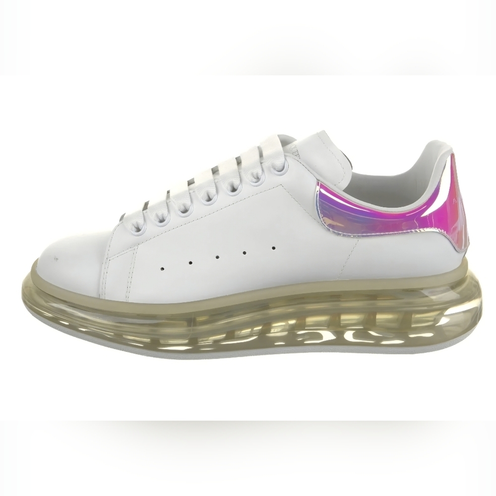 Alexander Mcqueen Clear Sole Holographic Chunky Sneakers Us Men's Size 10 Eu 43
